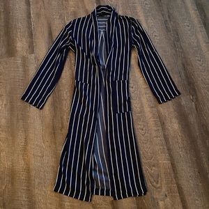 Forever 21 navy/white duster
